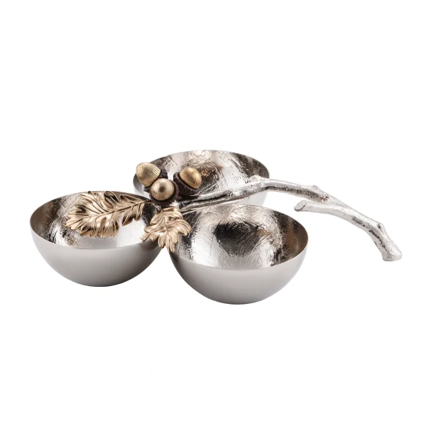 Appetizer container Small  Silver brass Vaniya  15759