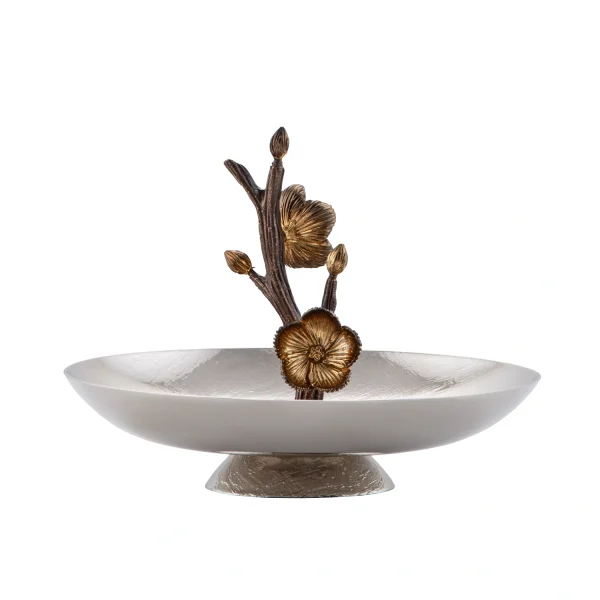 Candy  container Silver  brass Anemone  15800