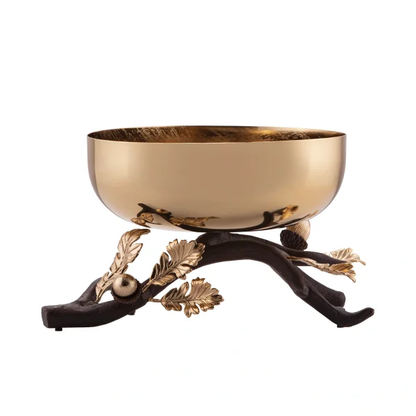 Fruit container Golden brass Vaniya  15755
