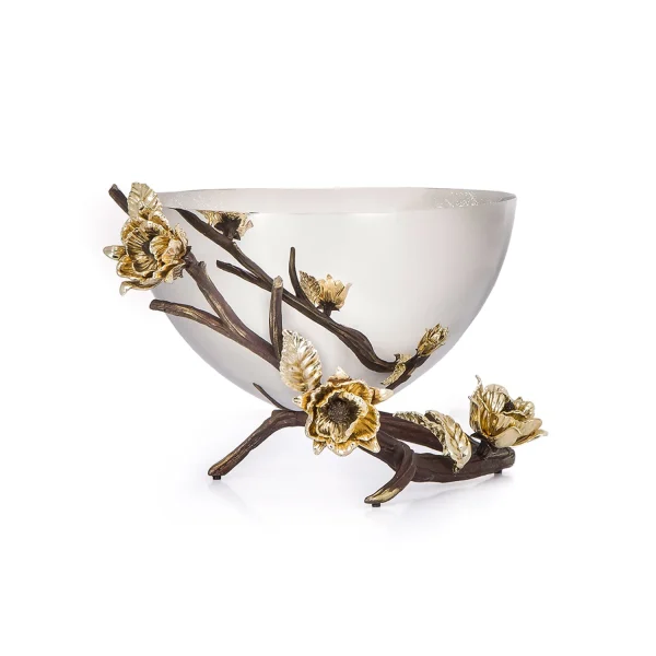 Fruit container Silver brass Adonis  15266