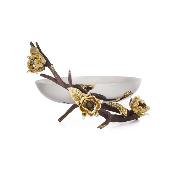 Fruit container Silver brass Adonis  15267