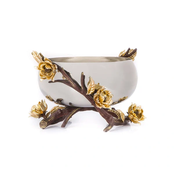 Fruit container Silver brass Adonis  15779