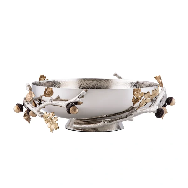 Fruit container  Silver brass Vaniya  15758