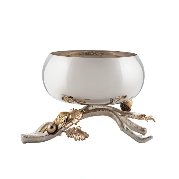 Nut container Silver brass Vaniya  15761